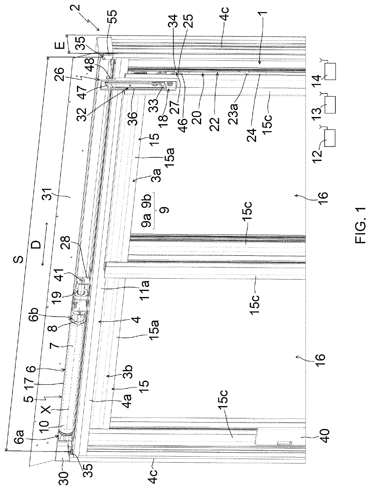 Sliding window for a building, home automation installation comprising such a sliding window and method for controlling the operation of a motorized drive device for such a window