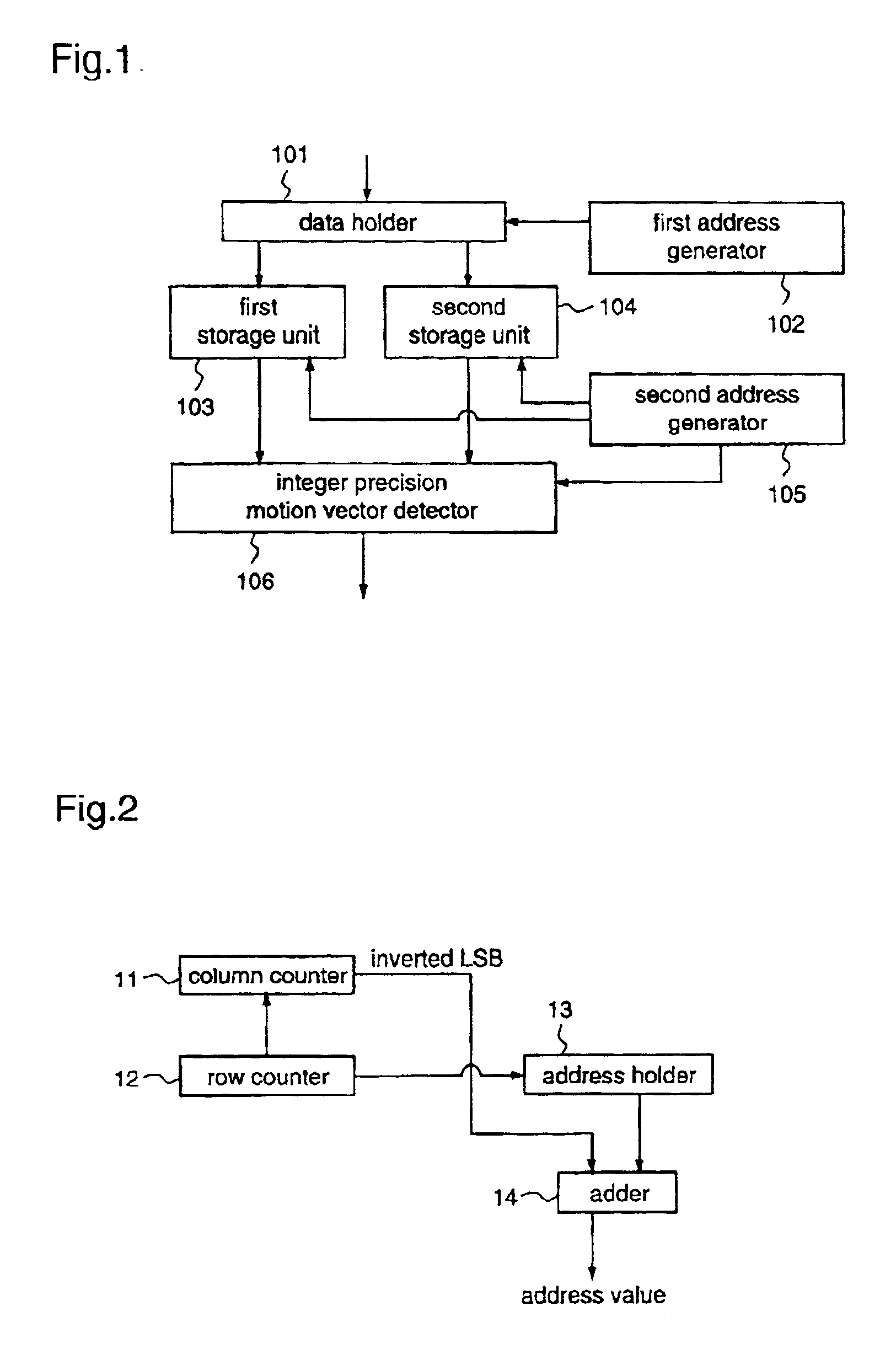 Motor vector detection apparatus for performing checker-pattern subsampling with respect to pixel arrays