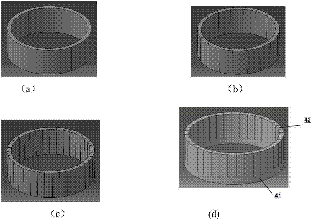 Damping positioning spring based on halbach permanent magnet arrays