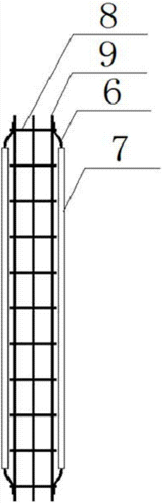 Construction method for tying and lacing main body structure and filler wall