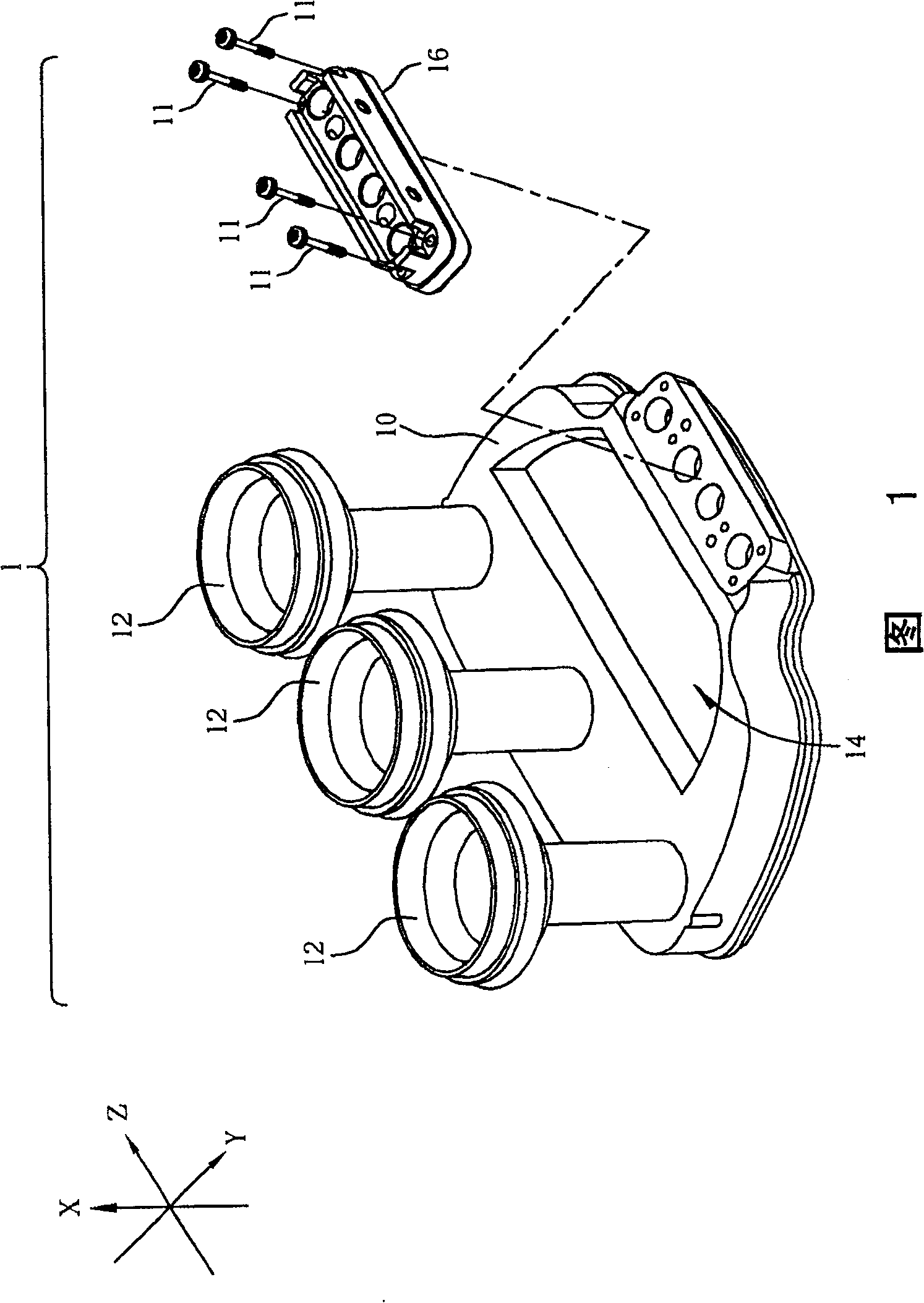 Satellite acceptor shell and forming method