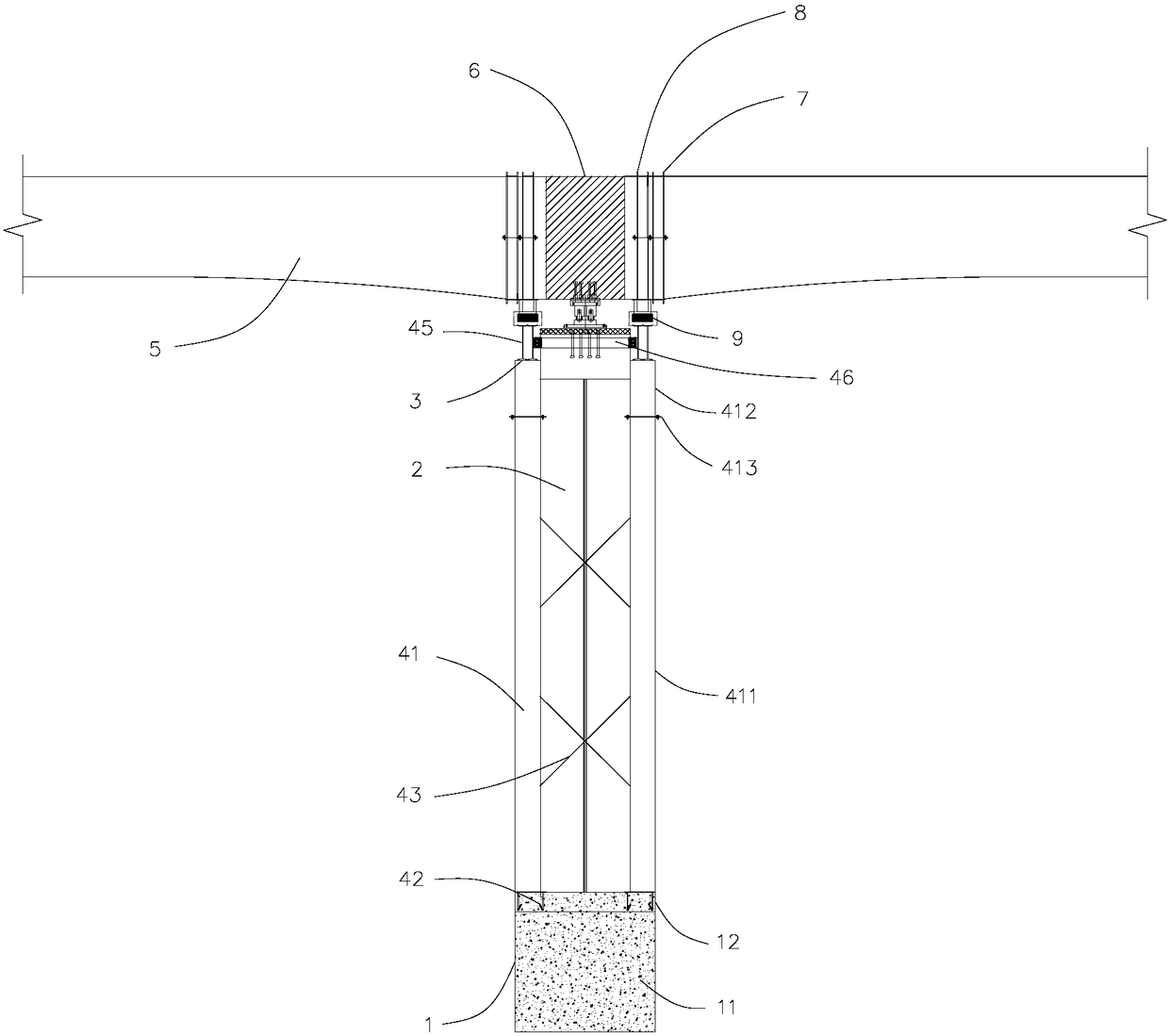 Construction method of straddle-type monorail track beam