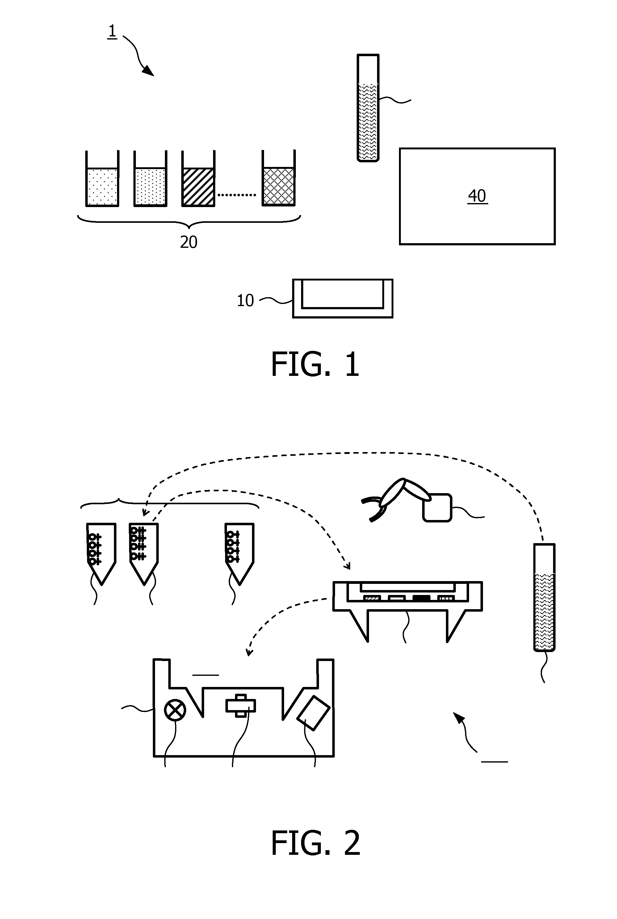 System for selectively proceeding a sample
