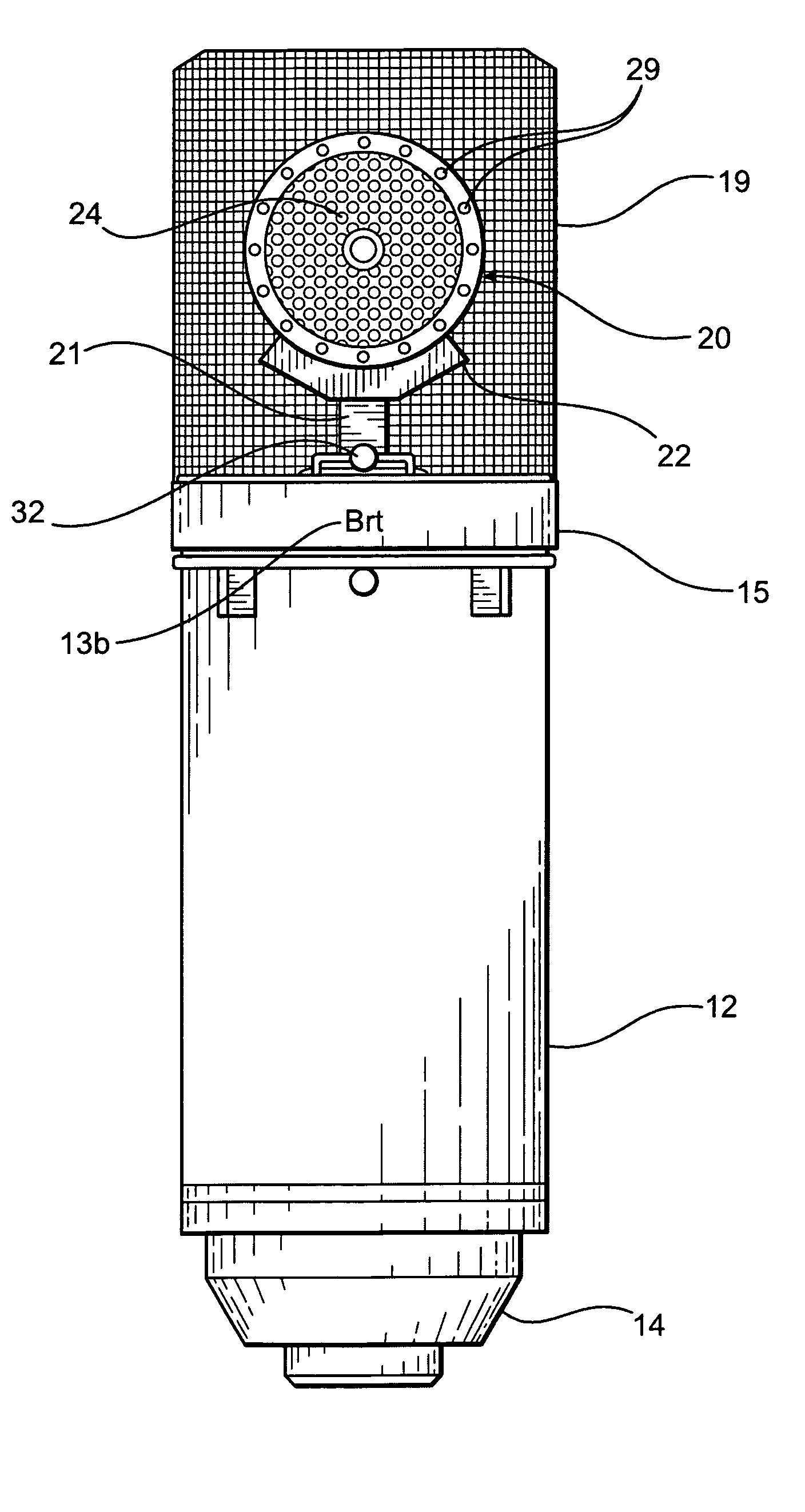 Selectable diaphragm condenser microphone