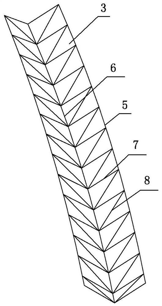 Construction method of large-span folded steel roof truss