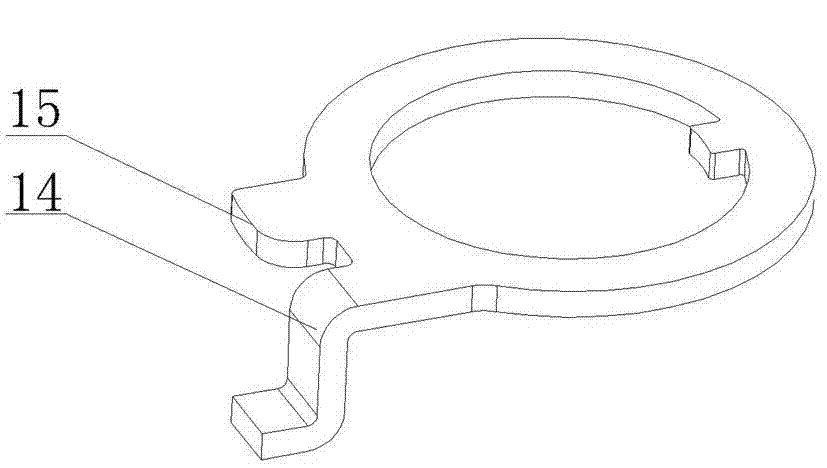 Lock cylinder of inversely installed safe-guard door lock