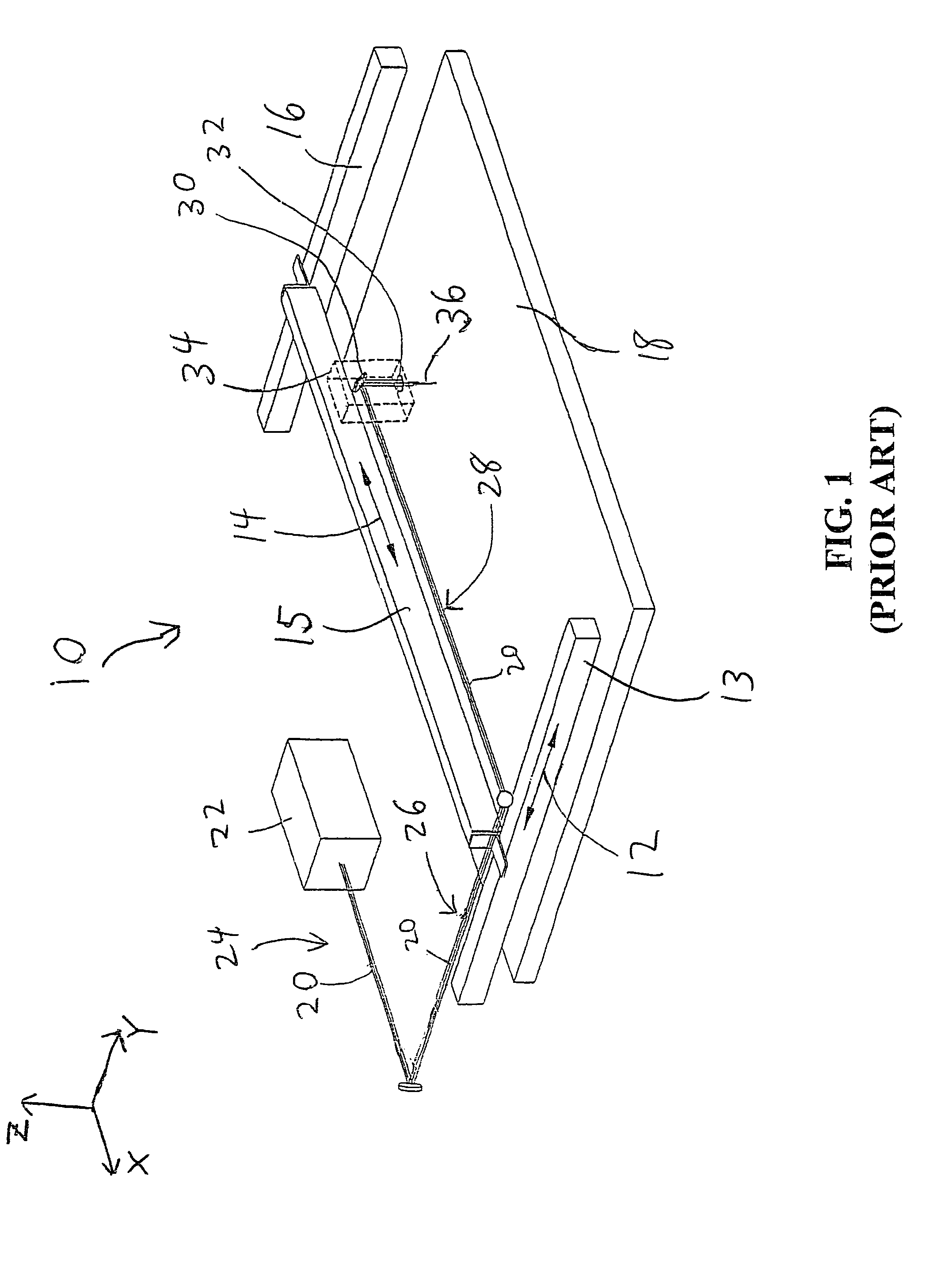 High resolution laser beam delivery apparatus