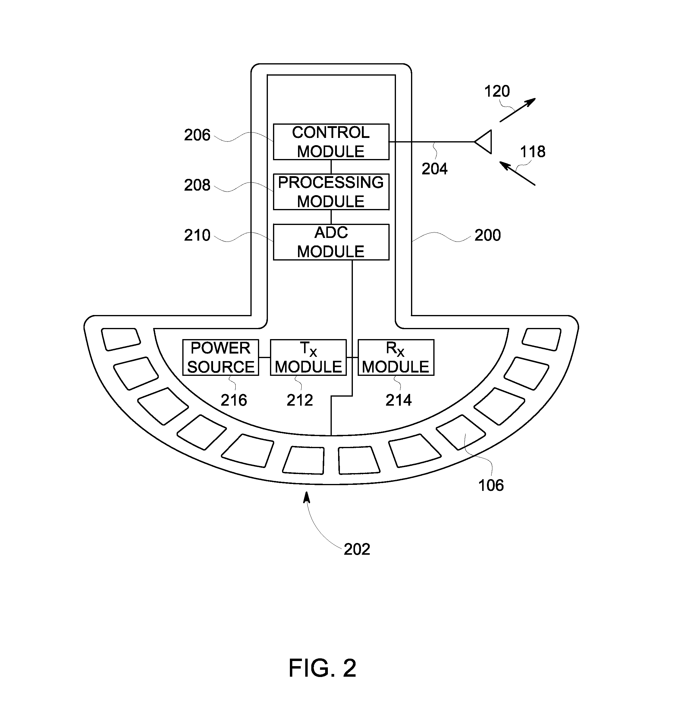 Wireless ultrasound imaging system and method for wireless communication in an ultrasound imaging system