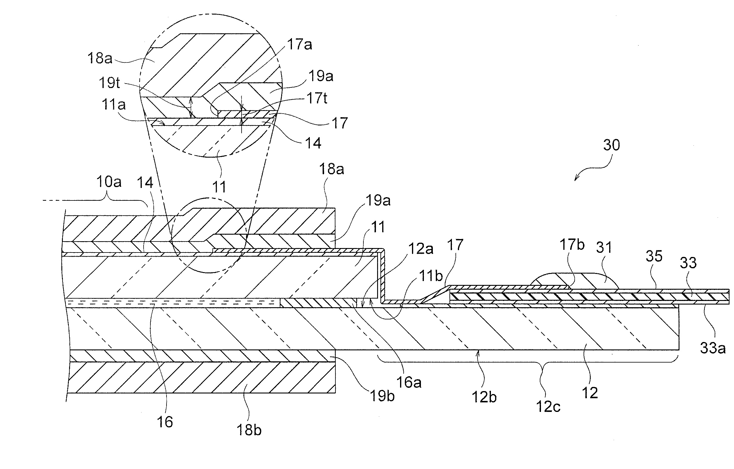 Liquid crystal display device conductive tape attaching structure, liquid crystal display device, and manufacturing method thereof