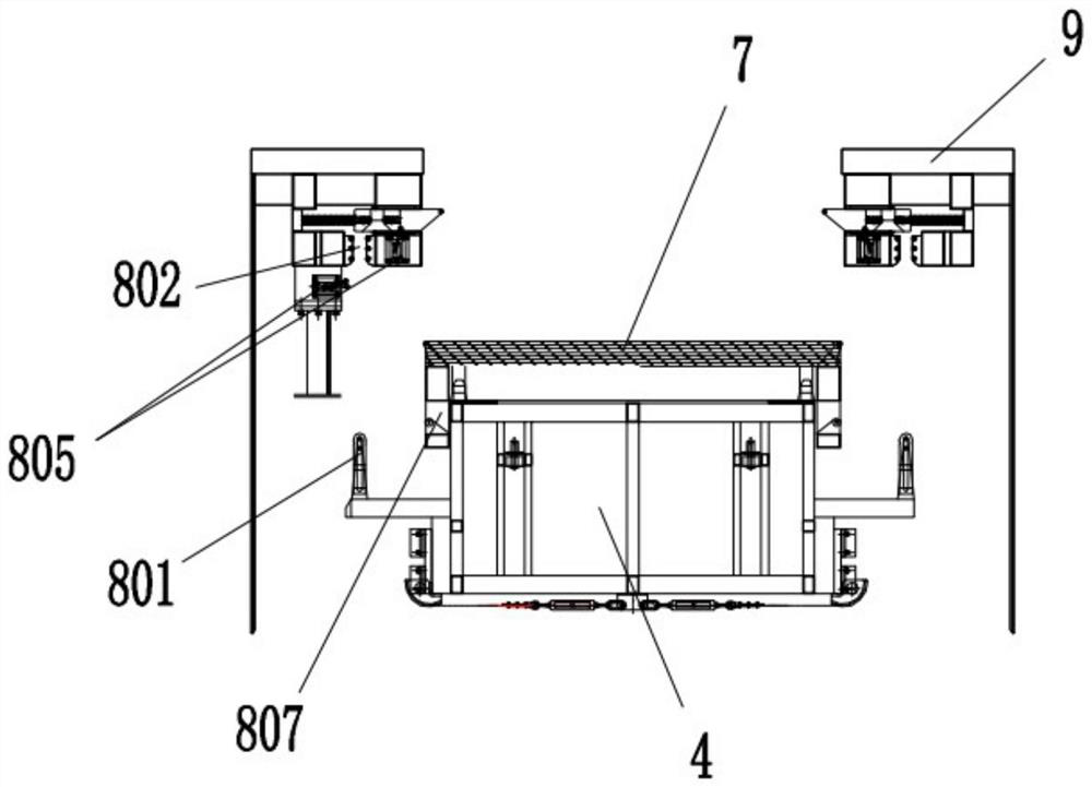 Lifting stage capable of simultaneously realizing boss and deep pit