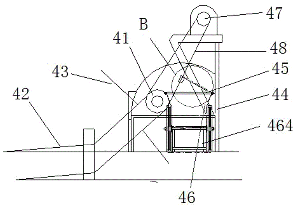 Deoiling and scumming device for sewage treatment plant