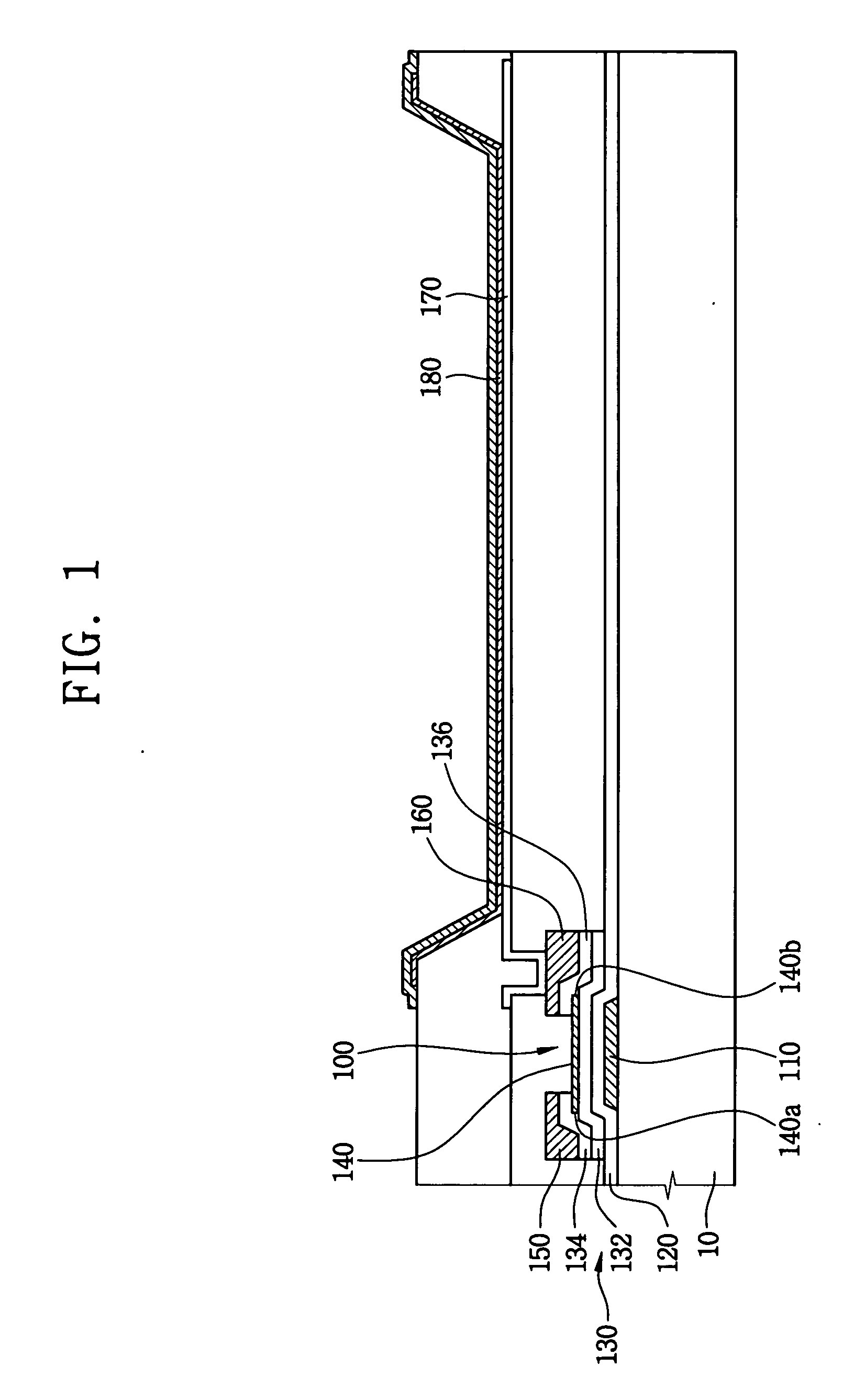 Electro-luminescence device including a thin film transistor and method of fabricating an electro-luminescence device