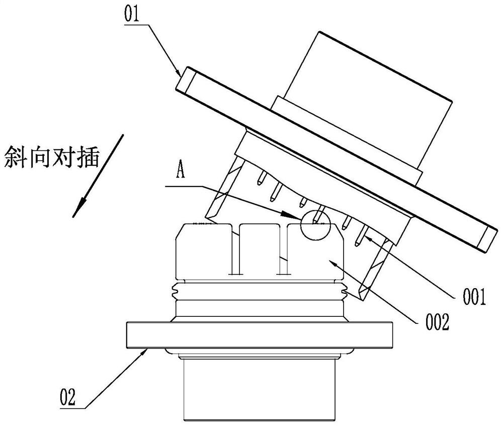 Anti-scooping connector plug, anti-scooping connector socket and connector assembly