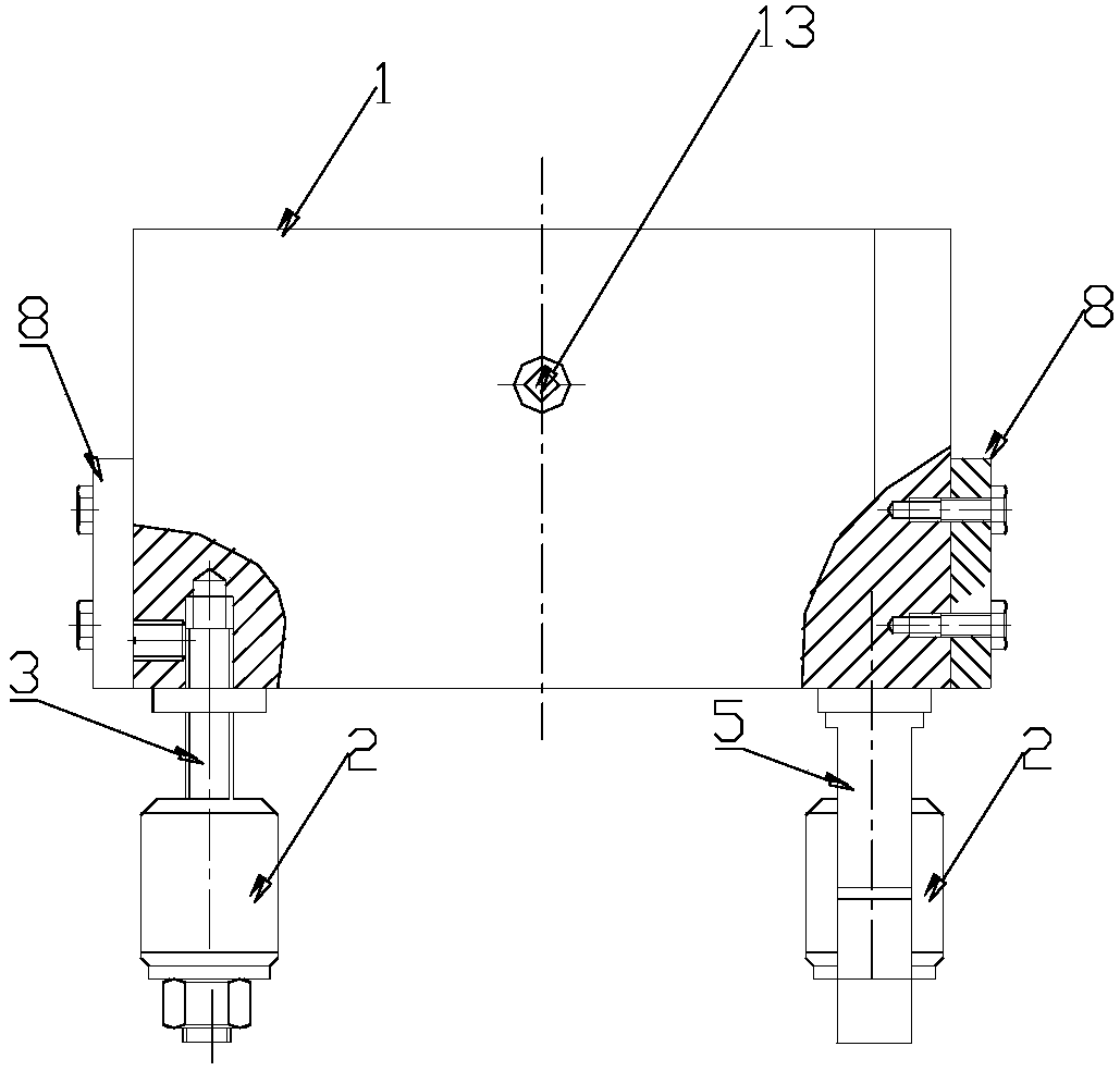 Clamping device for special-shaped part inner hole grinding