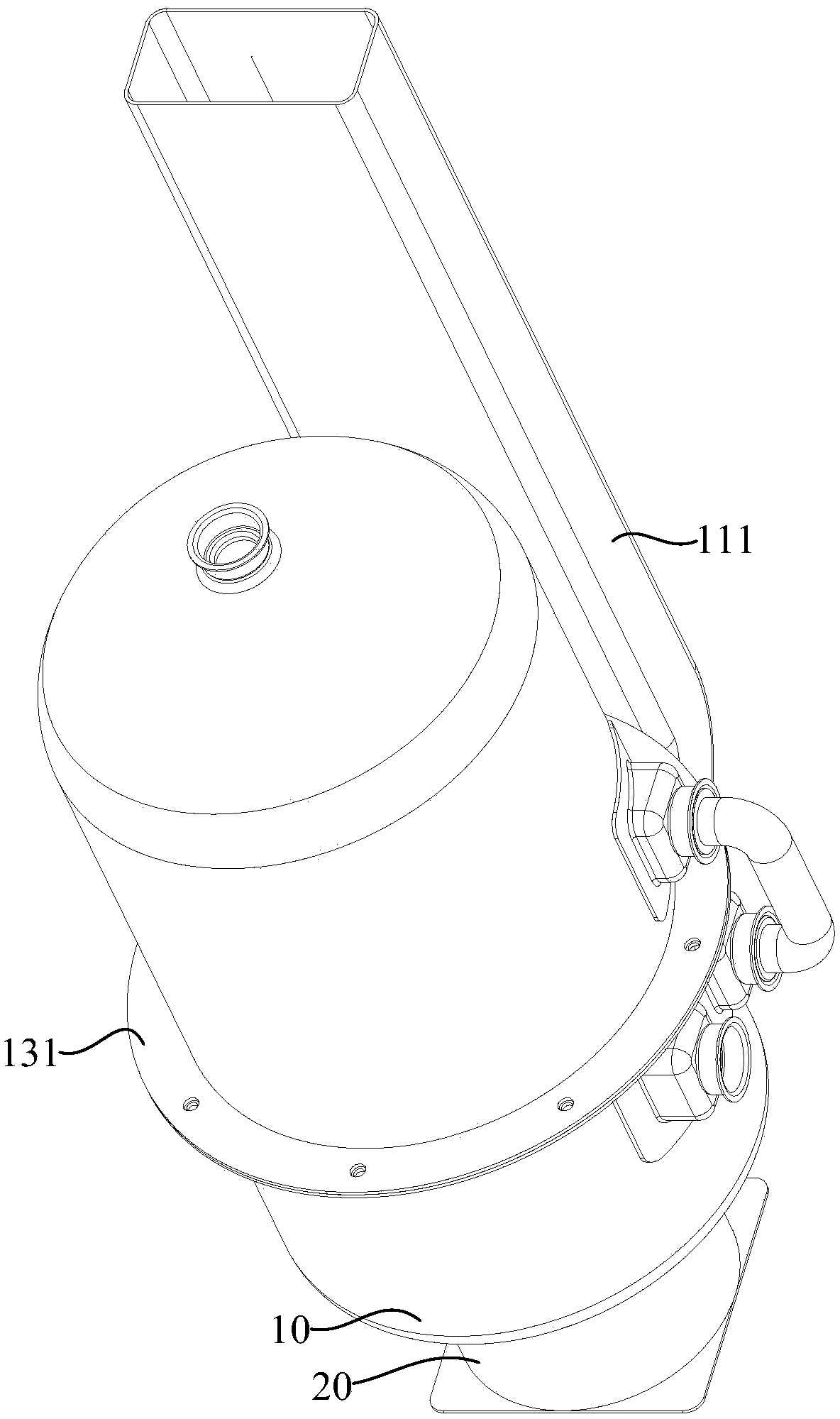 Combustion chamber structure and gas water heater