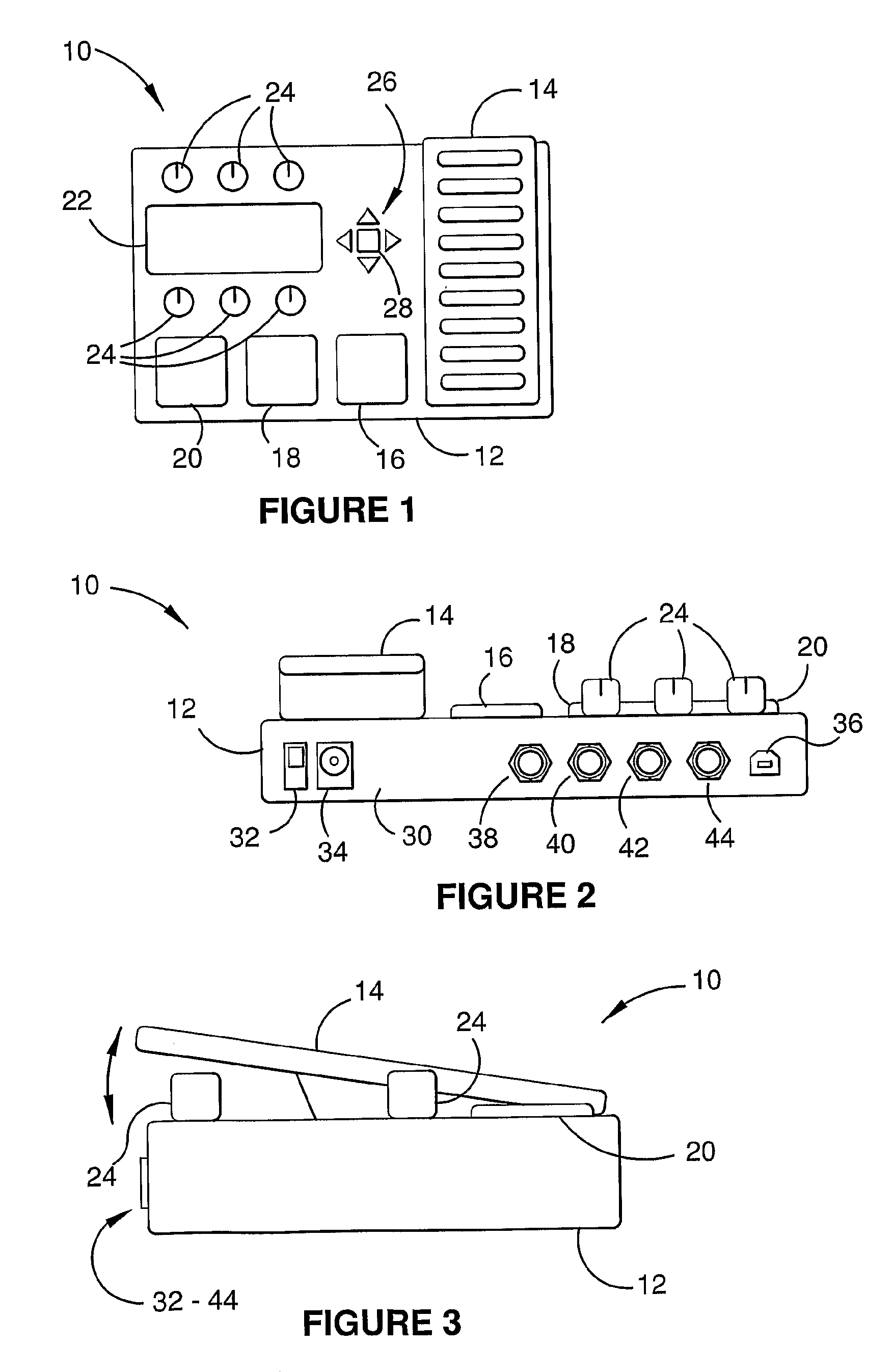 Foot-Operated Audio Effects Device
