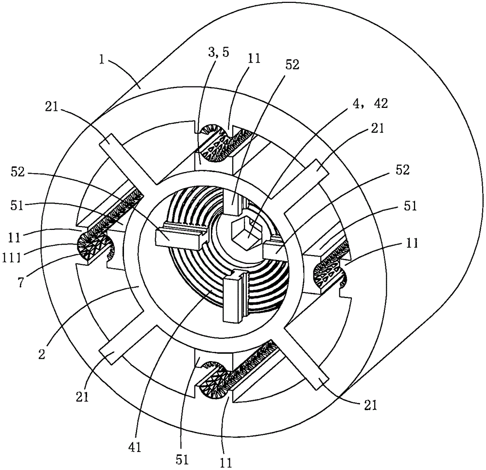 Improved electric power fitting for overhead line