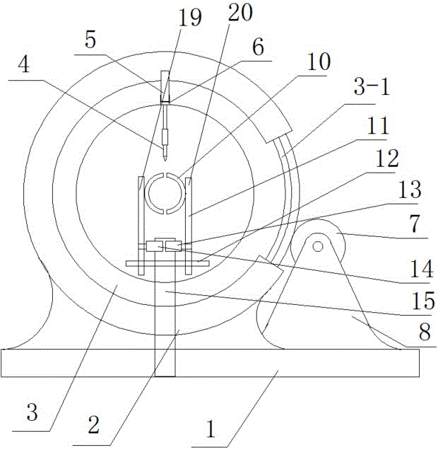 Angle adjustable rapid laser cutting device of power construction elbow