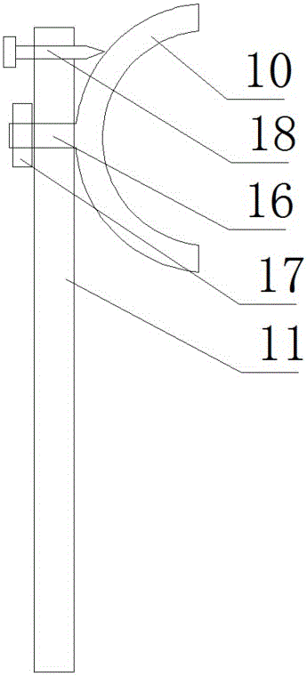 Angle adjustable rapid laser cutting device of power construction elbow