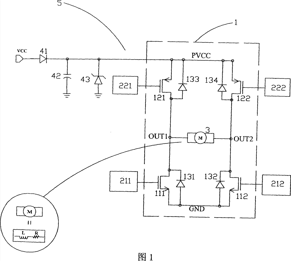 Kickback voltage suppression circuit