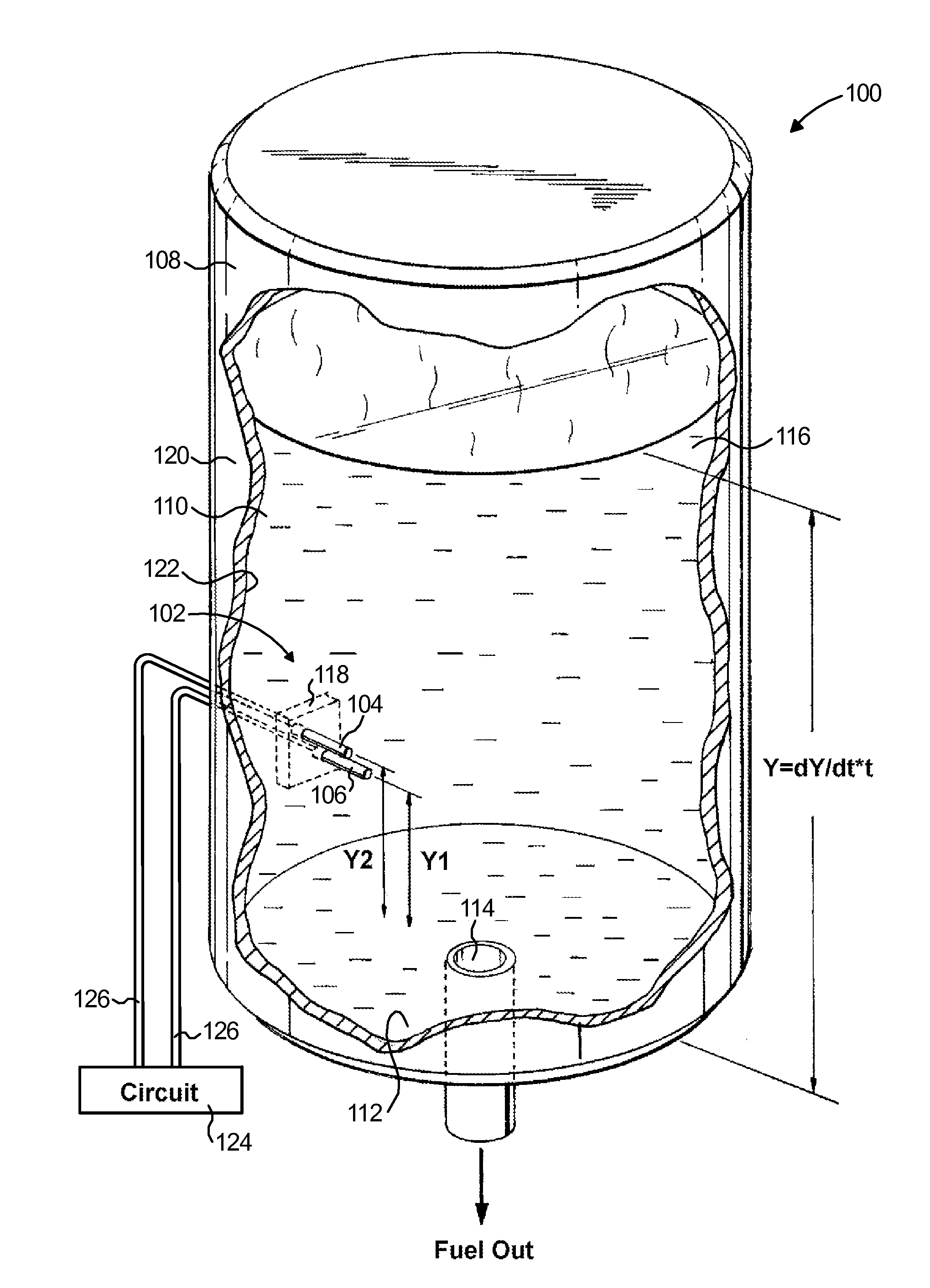 Systems and Methods for Liquid Level Sensing Having a Differentiating Output