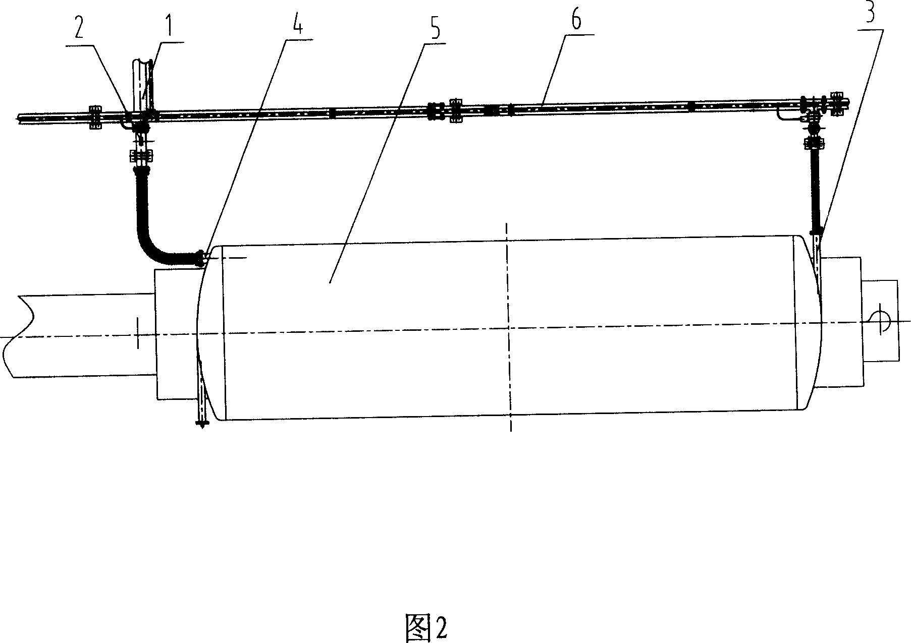 Automatic detecting device for unloading of bulk cement train