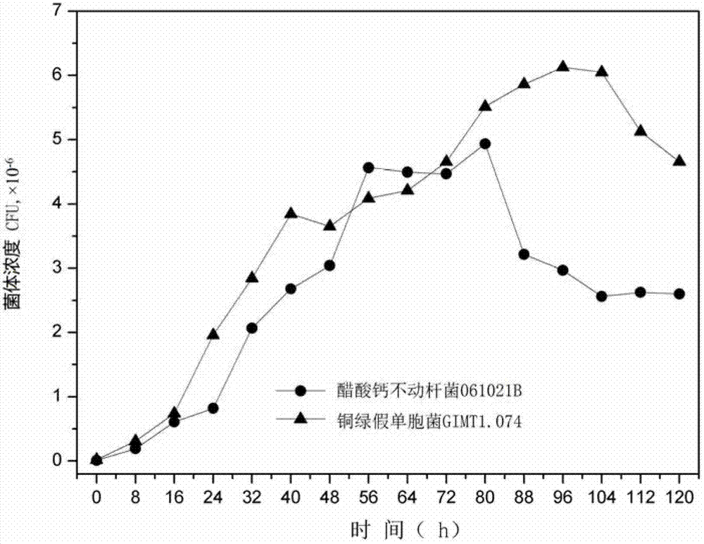 Method for studying synergistic effect of surfactant producing bacteria on petroleum degradation