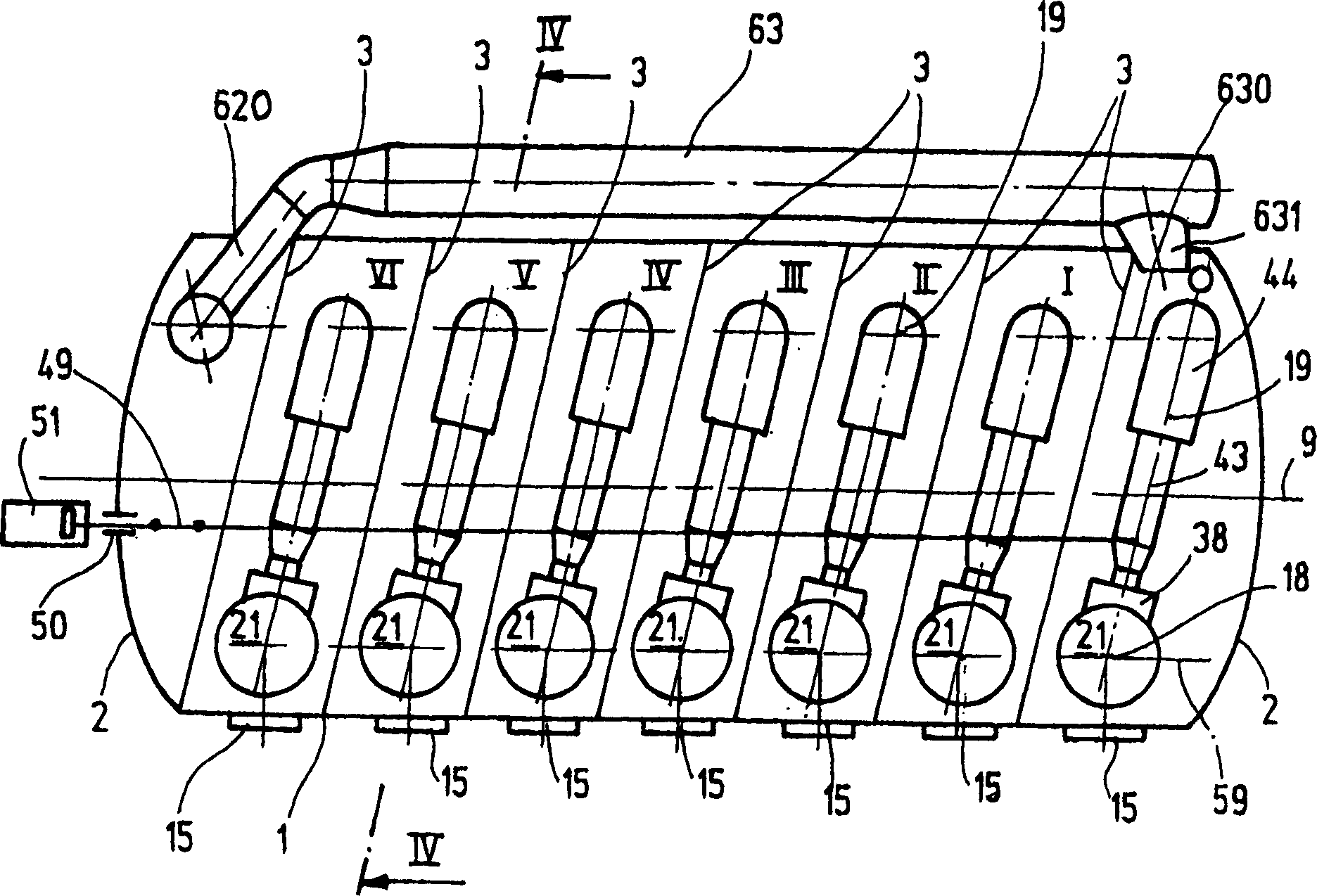 Method and apparatus for rope textile treatment
