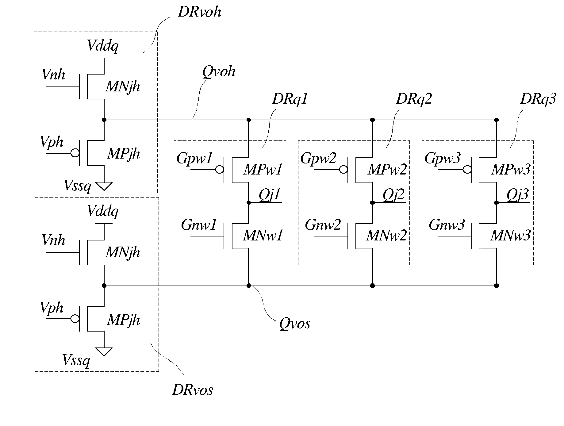 High performance low power multiple-level-switching output drivers