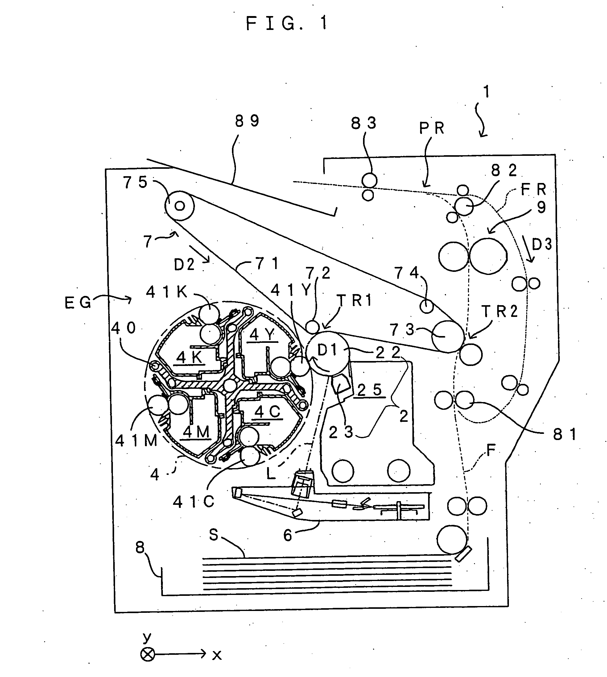 Image forming apparatus and a storage controlling method for information on an improper detachment of a developer cartridge to be written in a cartridge storage means