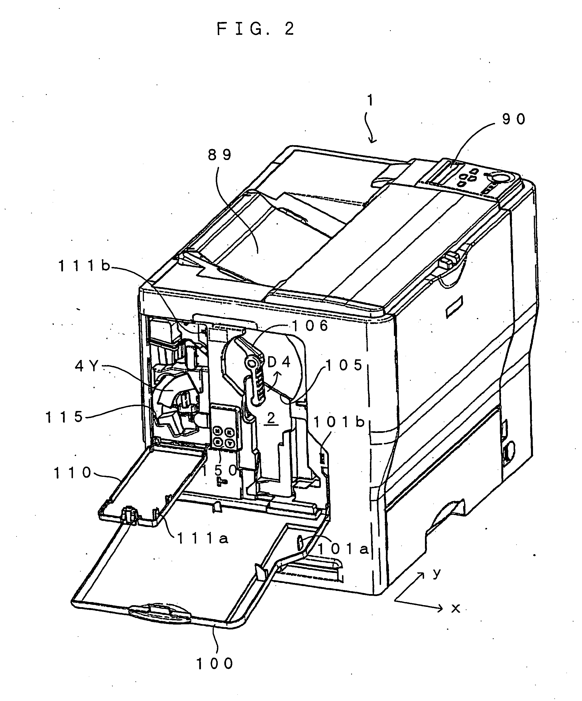 Image forming apparatus and a storage controlling method for information on an improper detachment of a developer cartridge to be written in a cartridge storage means