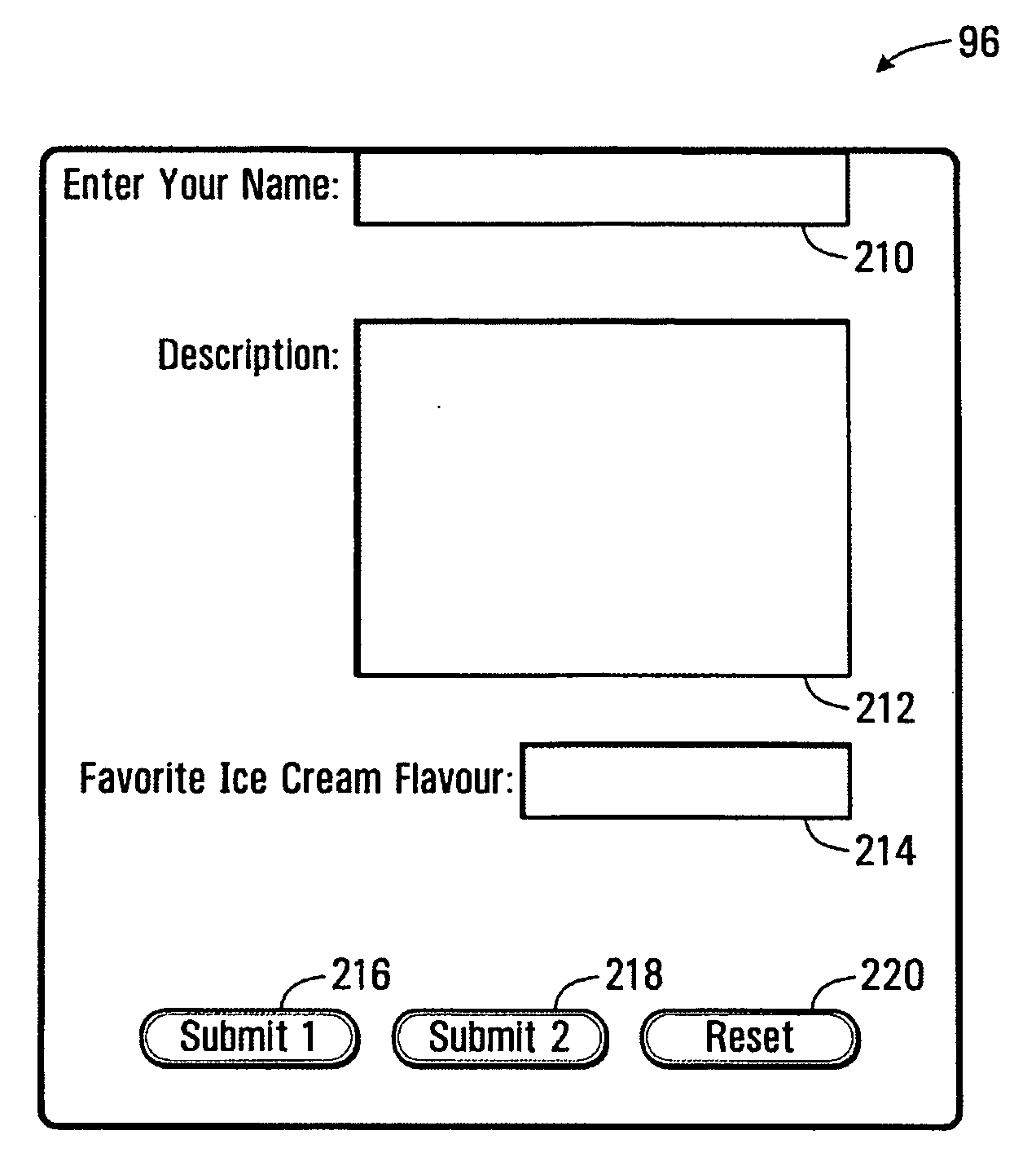 Displaying using graphics display language and native UI objects