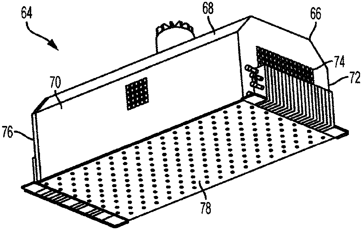 Reflow oven liner with a substrate and an adhesive layer, and a method for treating the surface of a reflow oven