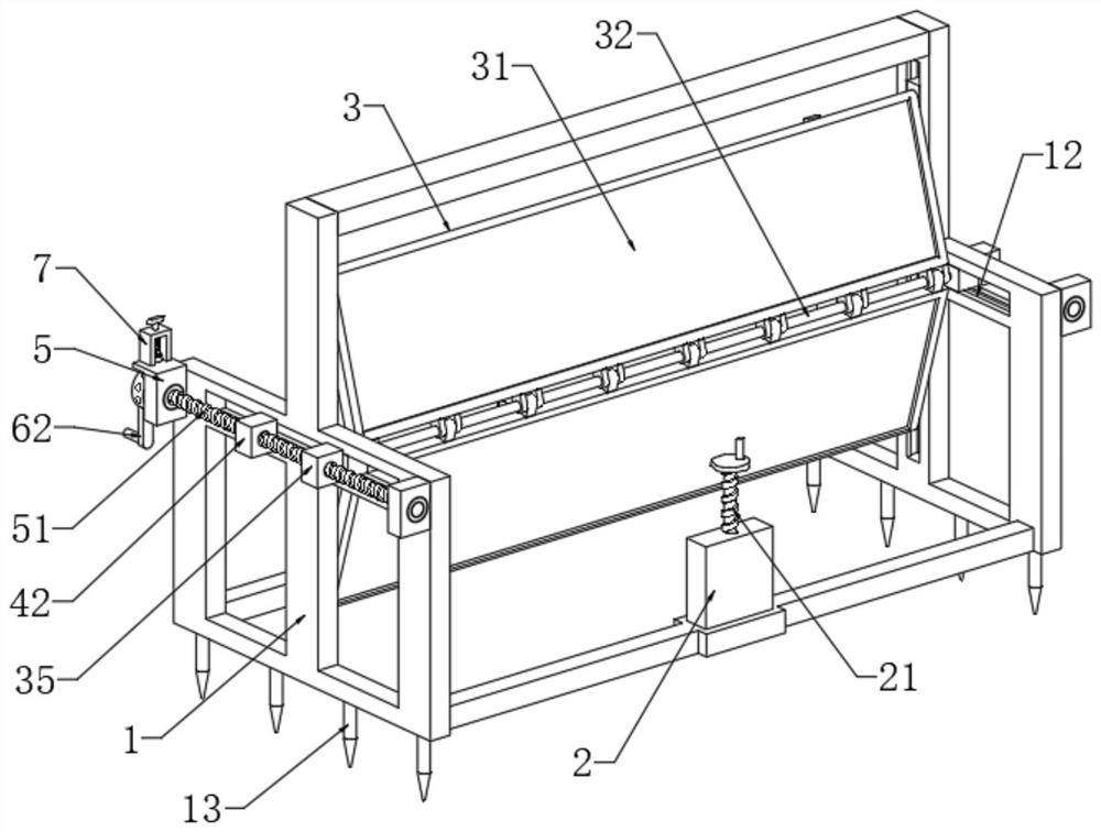 High-yield planting method and device for fagopyrum dibotrys