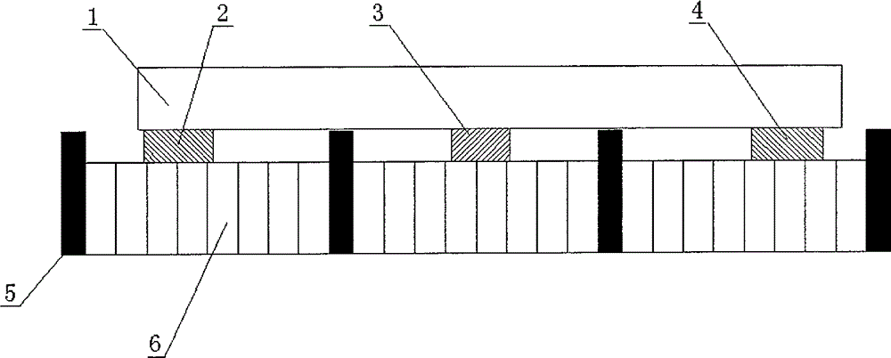 Measuring method of flatness of honeycomb cores of combined frame structures