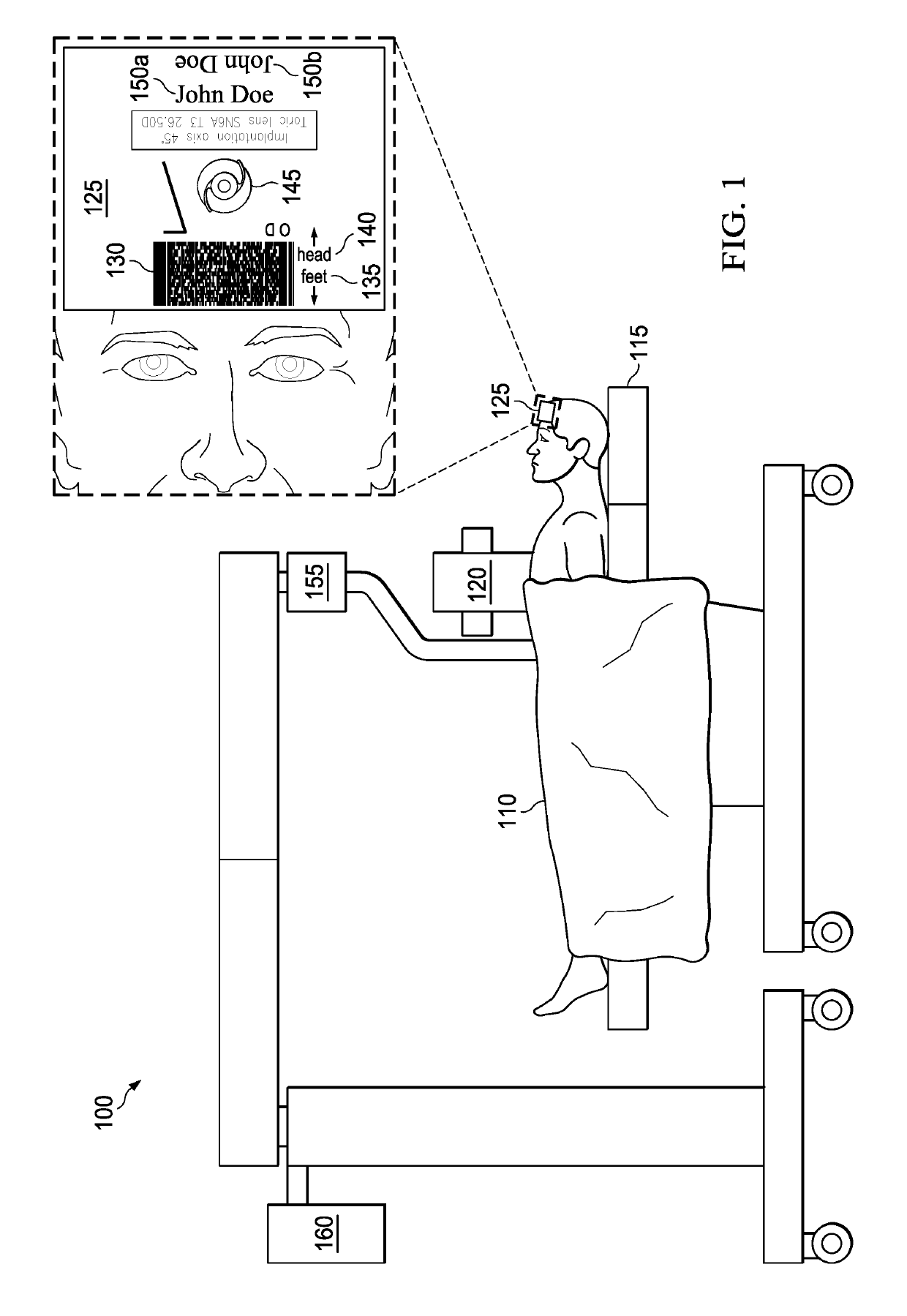 System and method of printing machine-readable information usable in a medical procedure