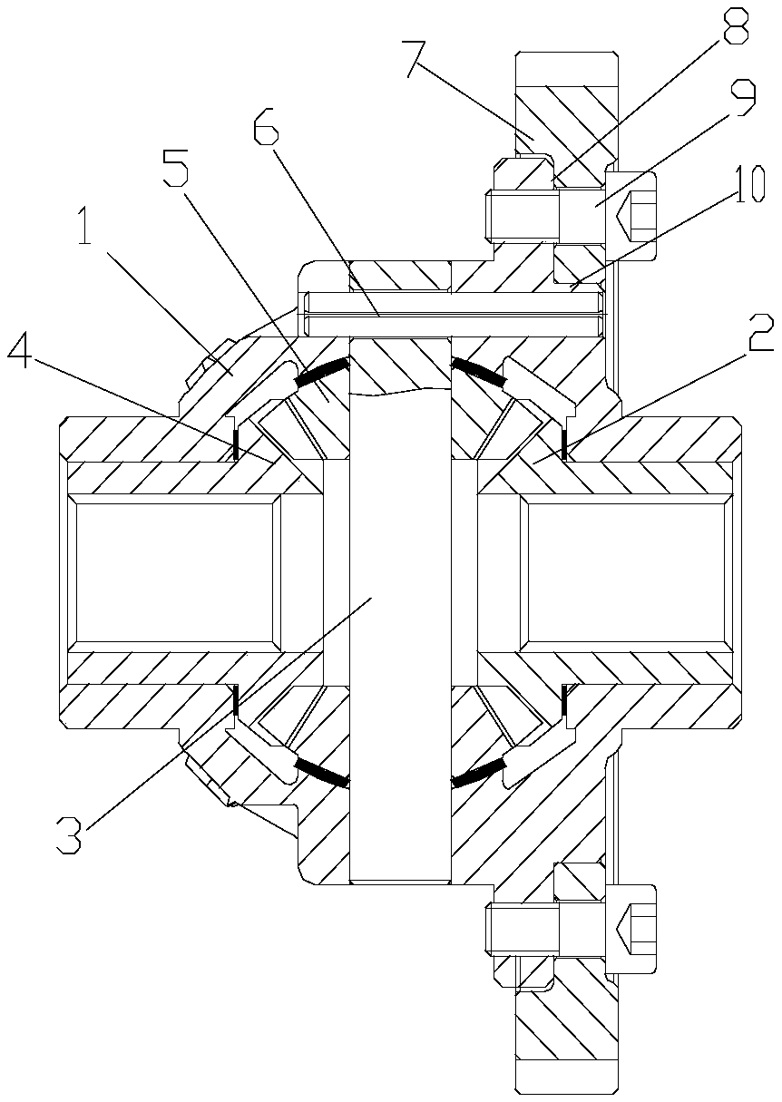 Electric tricycle transmission system