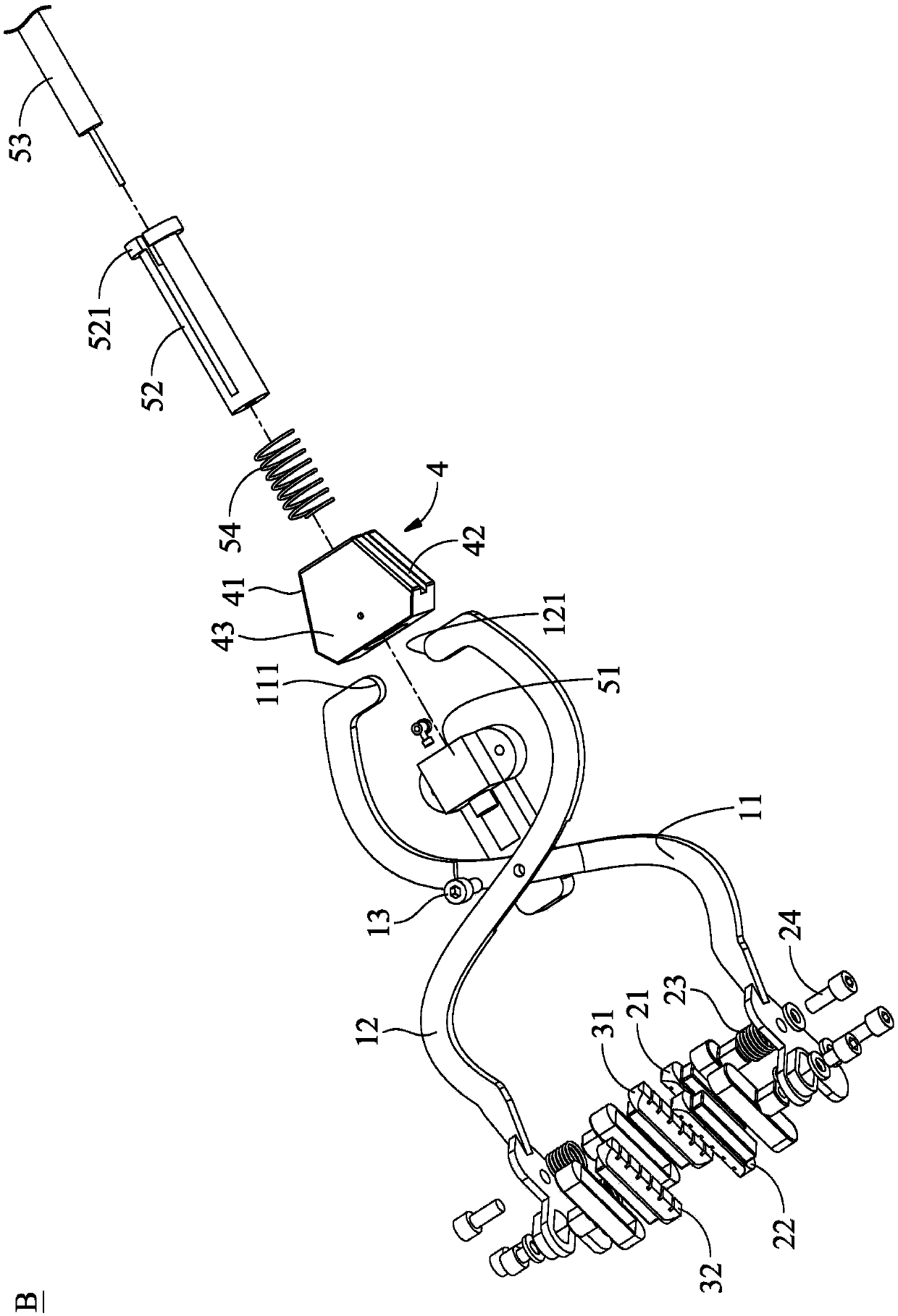 Moveable carrier and brake module thereof