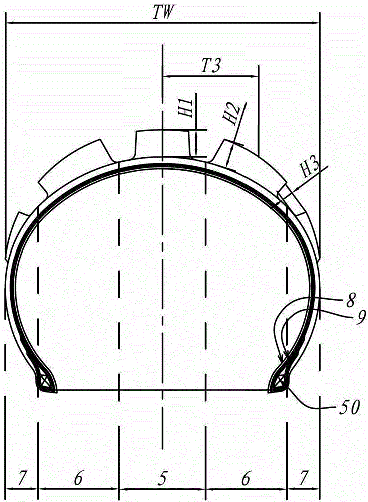 Pneumatic tyre for all-terrain vehicle