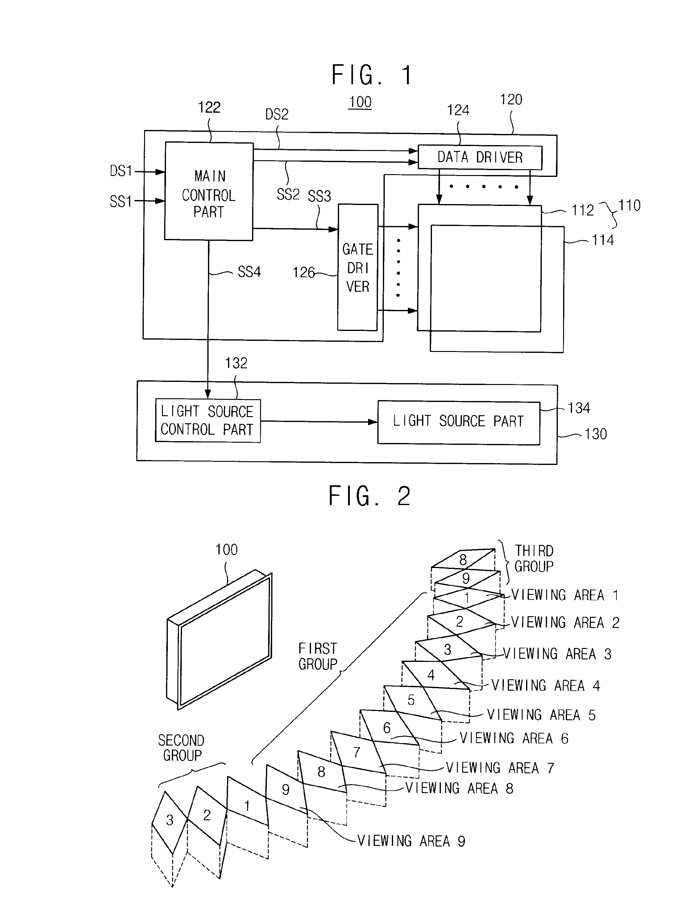 Method for displaying a multi-viewpoint image and display apparatus for performing the same