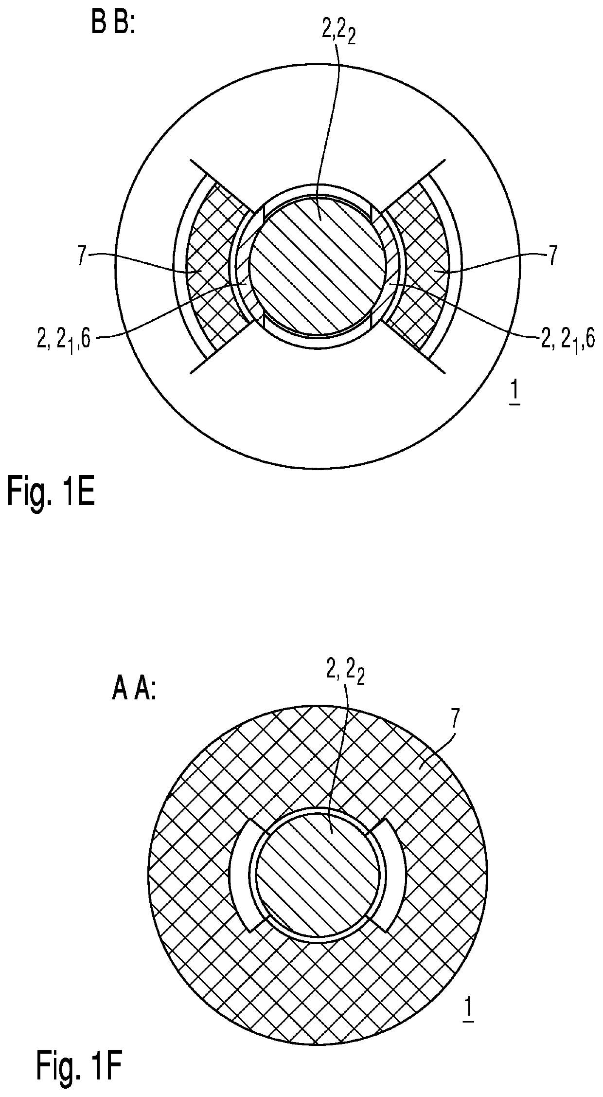 Spring-loaded inner-conductor contact element