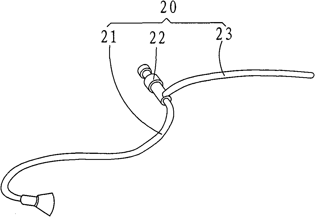 Device and method for forming voice tube of audiphone