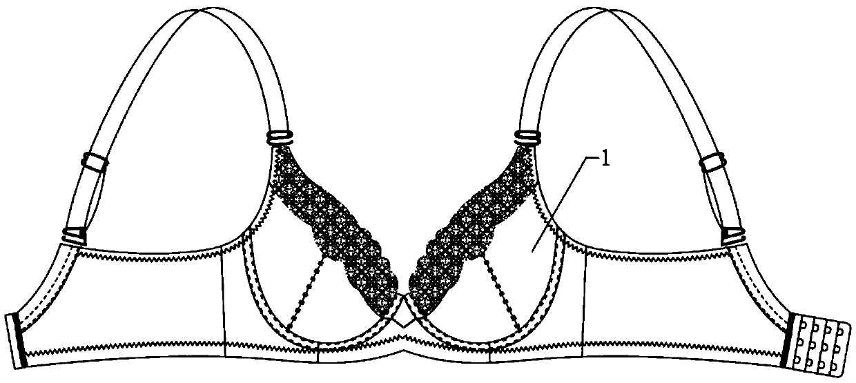 Ultra-thin shaped bra