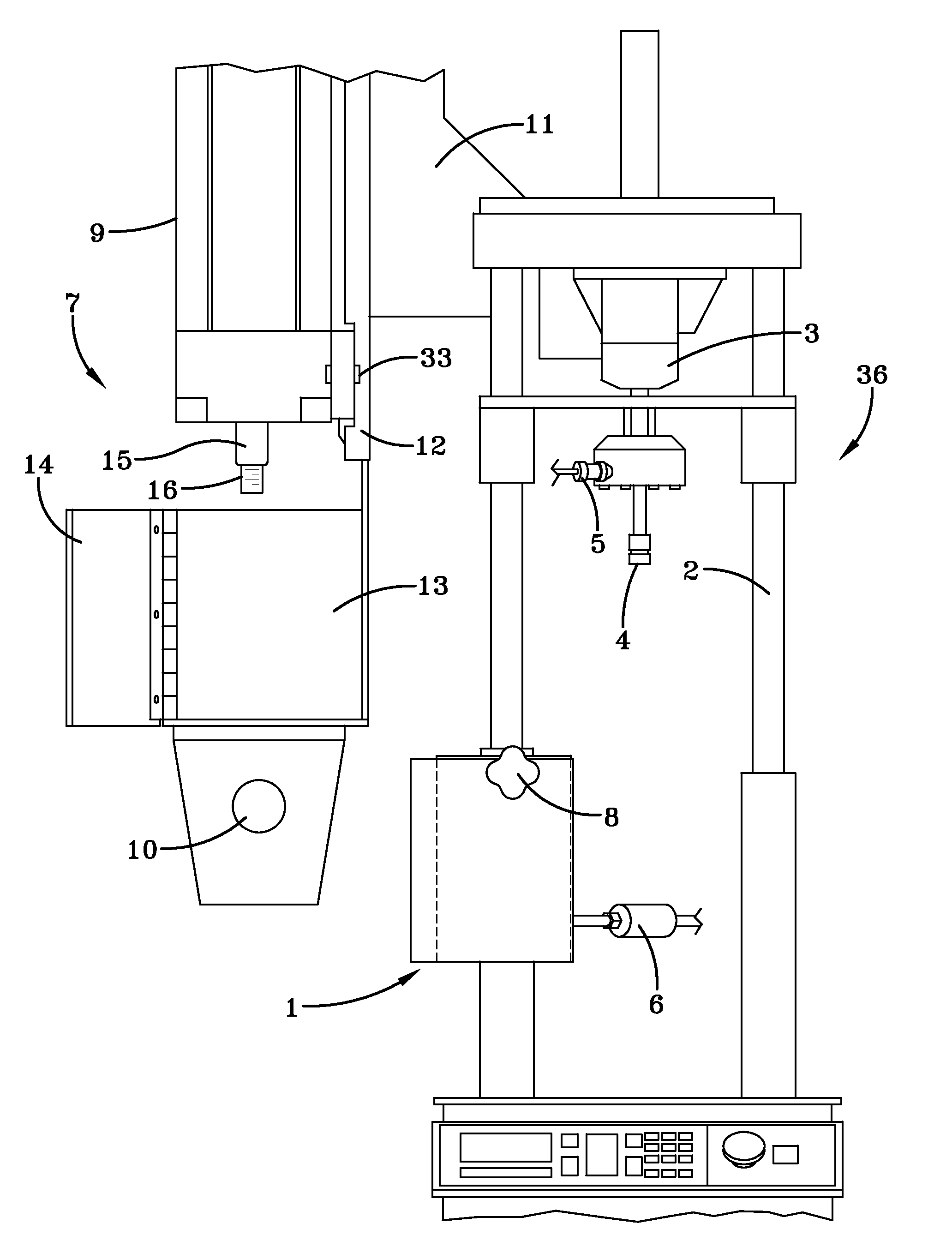 Capillary rheometer with instrumented cleaning and packing device