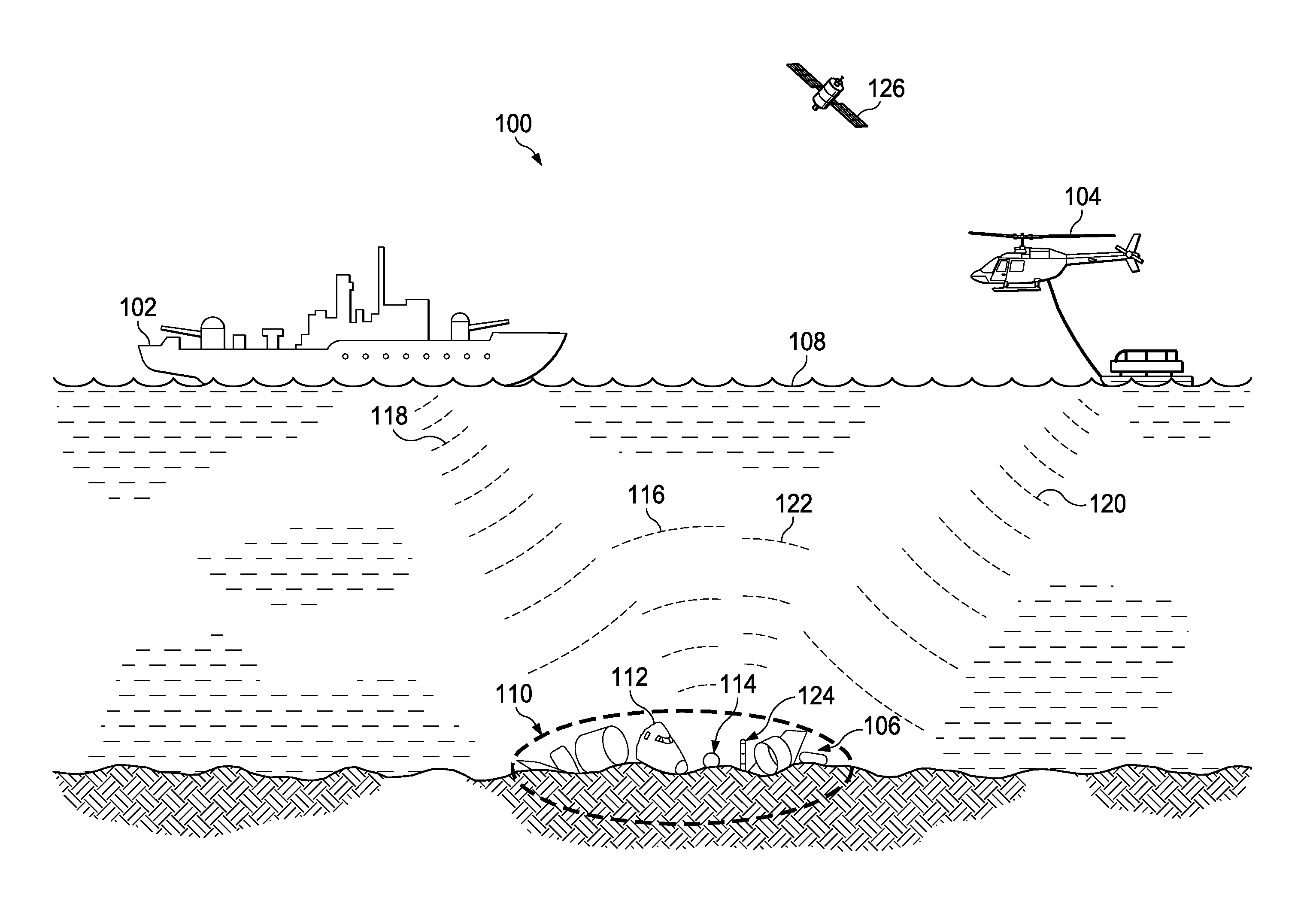Aircraft Location System for Locating Aircraft in Water Environments