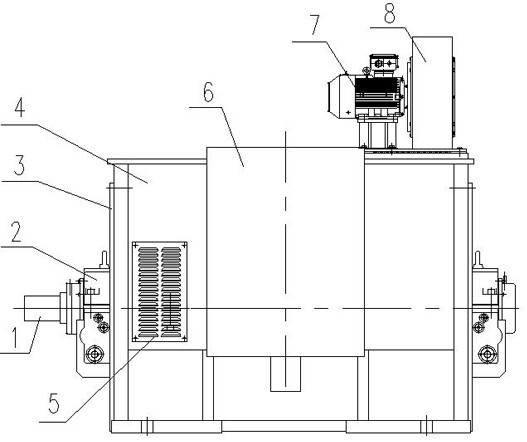 Box-type high-speed asynchronous motor