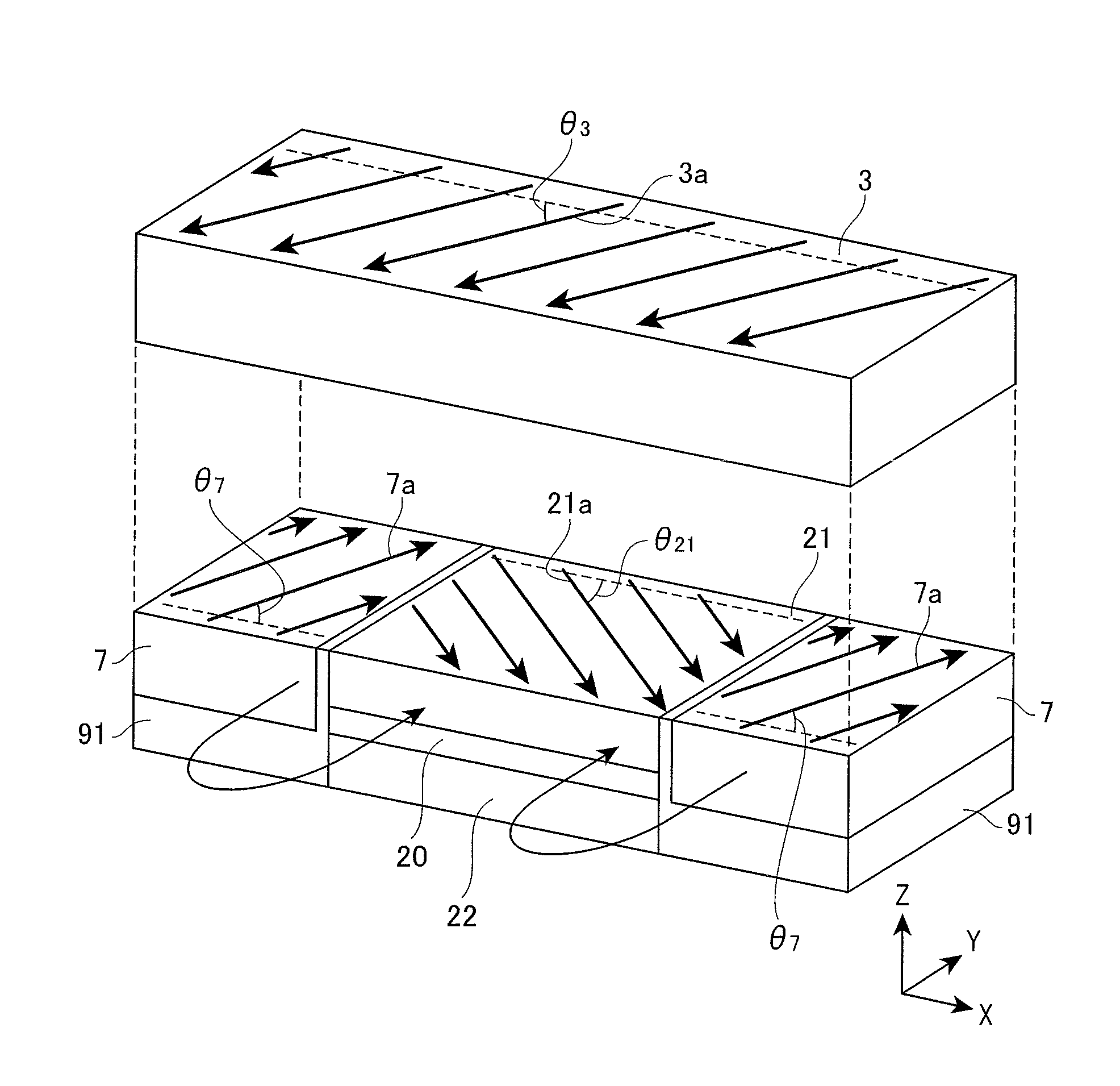 CPP-type magnetoresistance effect element and magnetic disk device using side shield layers