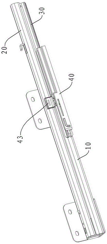 Self-closing device of sliding rail component