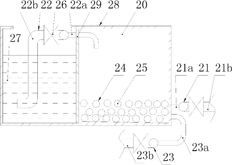 Circulating pickling device for pipeline