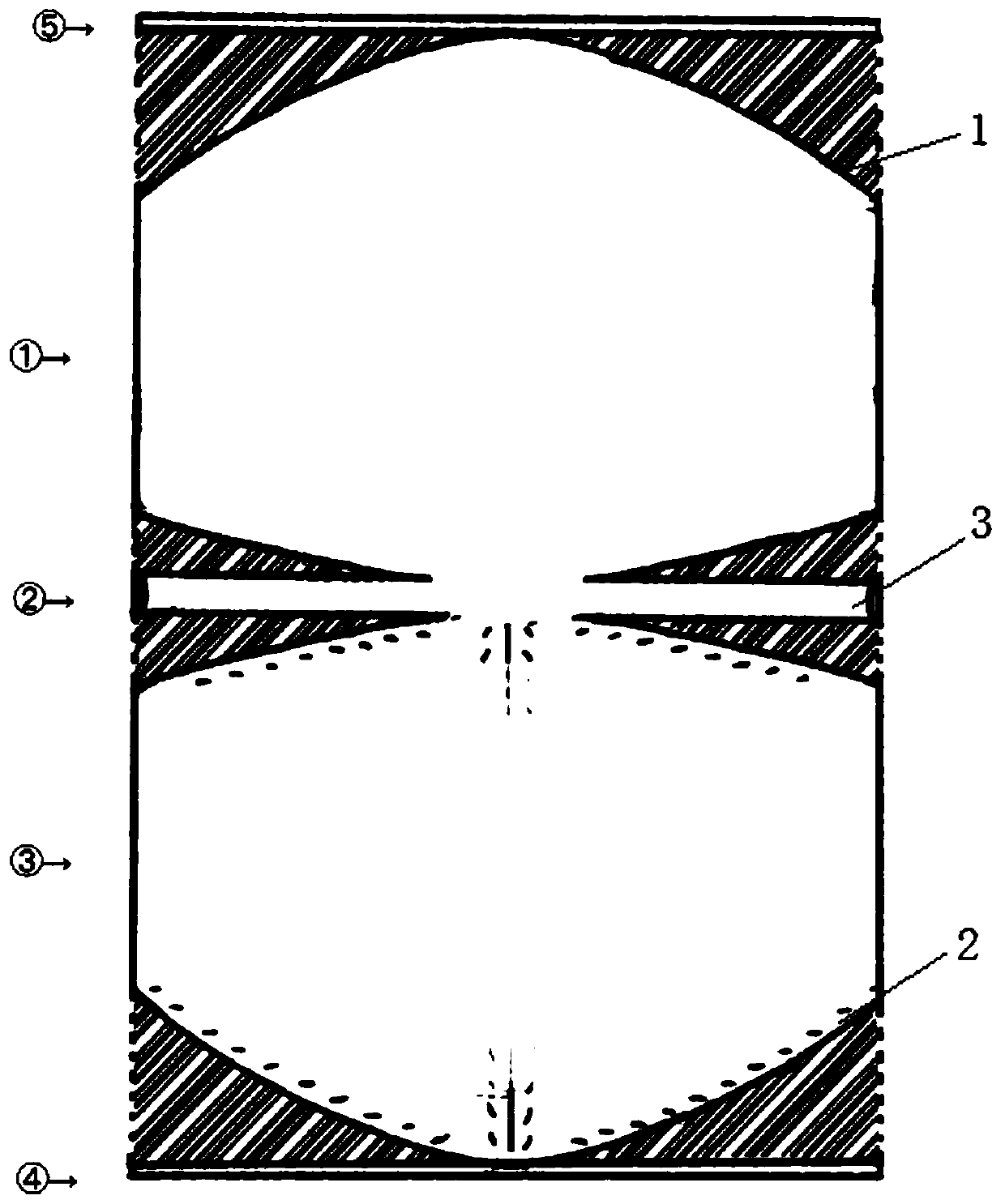 Antibacterial knitted mask with replaceable filter element and knitting method thereof